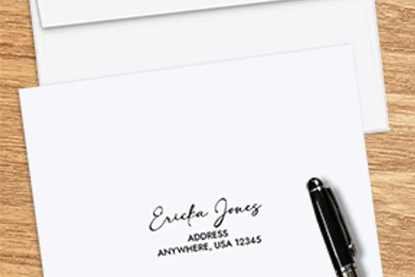 Wedding Invitation Envelope Printing design example 4