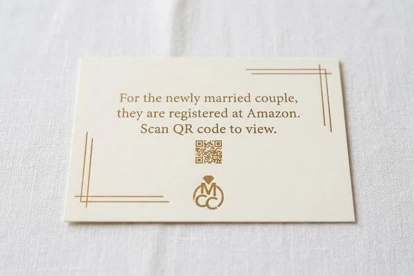 Wedding Invitation Insert Cards design example 3