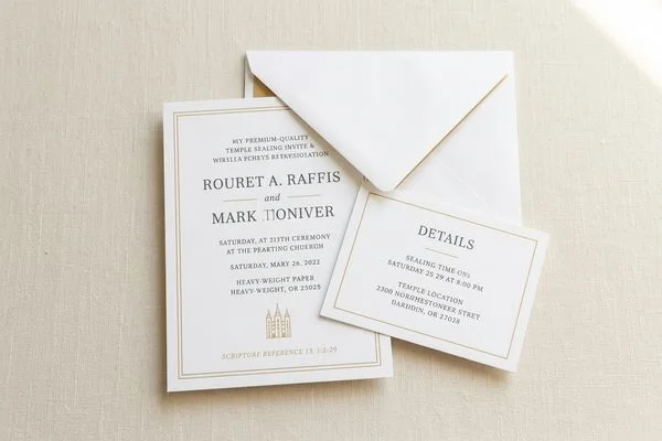 Temple Sealing Invitations