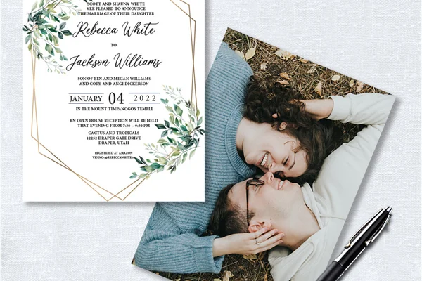 Temple Sealing Invitations & Announcements design example 1