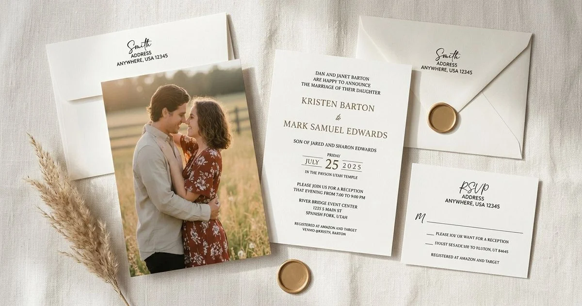 Photo Wedding Invitations